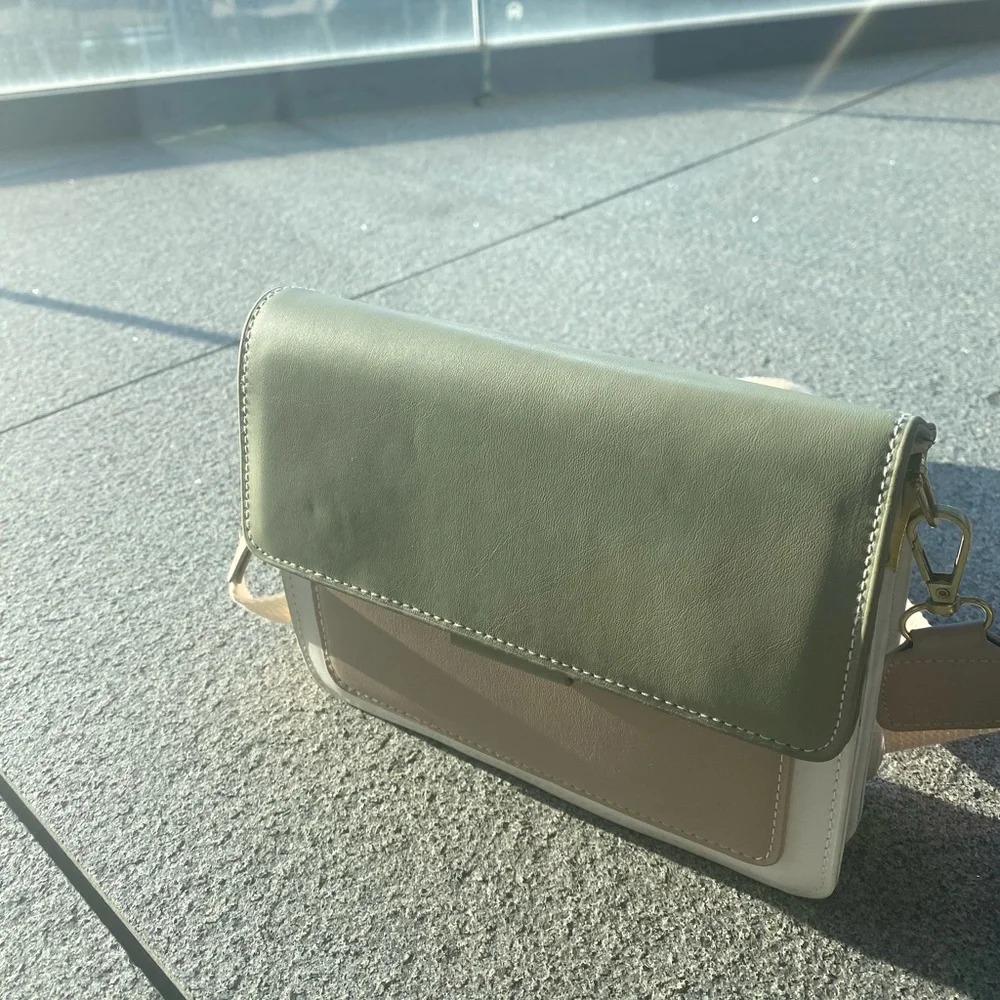 Neutral handbag NWOT Pastels Spring Summer - Picture 5 of 10